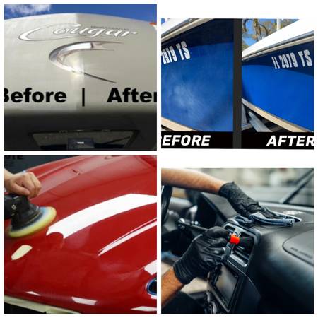 RV, Boat , detailing oxidation removal, Ceramic Pro Coatings Rv Boat - automotive services