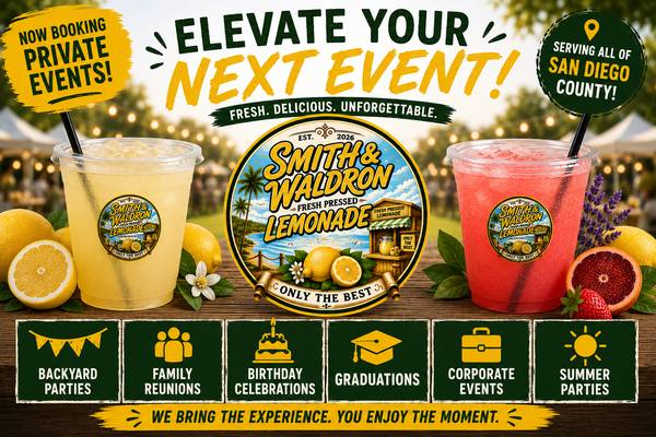 Fresh pressed lemonade at your next event! - event services