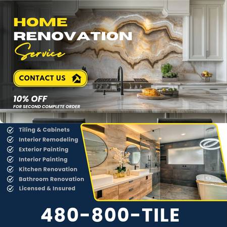 Remodeling•Kitchen Remodel•Cabinets•Bathroom Remodel•Tile Installation - household services