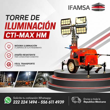 TORRE DE ILUMINACIÓN CTI-MAX HYPERMAQ - tools - by owner