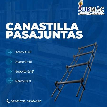 CANASTILLA PASAJUNTAS PARA PAVIMENTOS DE CONCRETO HIDRÁULICO - tools - by dealer