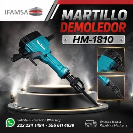 MARTILLO DEMOLEDOR MAKITA HM-1810 - materials - by owner
