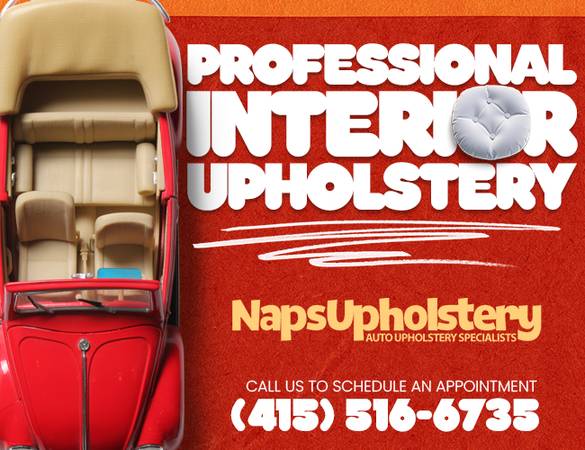 Professional Classic Car Interior Upholstery - Naps Upholstery - automotive services