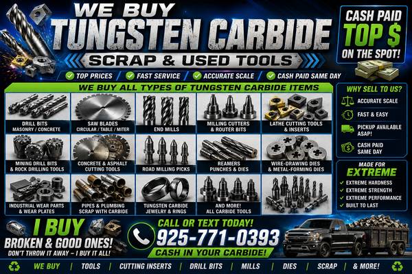 Buying all tungsten Carbide - cycle services