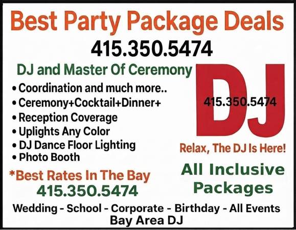 DJ🇺🇸🟢MC🔔BIRTHDAY🇲🇽🟨🟦 Corporate All Events🎉WEDDING - event services