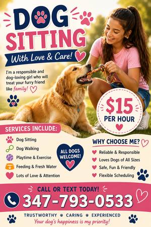 🐶 Dog Sitting Responsible 🐾 - pet services: dog walking, sitting, boarding &amp; training