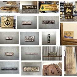 Custom Wood Signs - Free Design Mockup