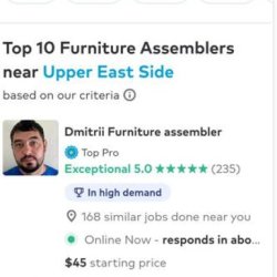 ⭐️FURNITURE ASSEMBLY IKEA, AMAZON,Wayfair ⭐️ 9299441247⭐ (Manhattan,Brooklyn, Jersey City)